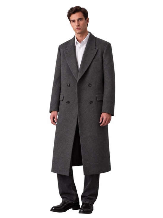 Calvin Klein Other - NWT: Calvin Klein Studio Wool/Cashmere Blend Charcoal Grey Coat, Men’s Large